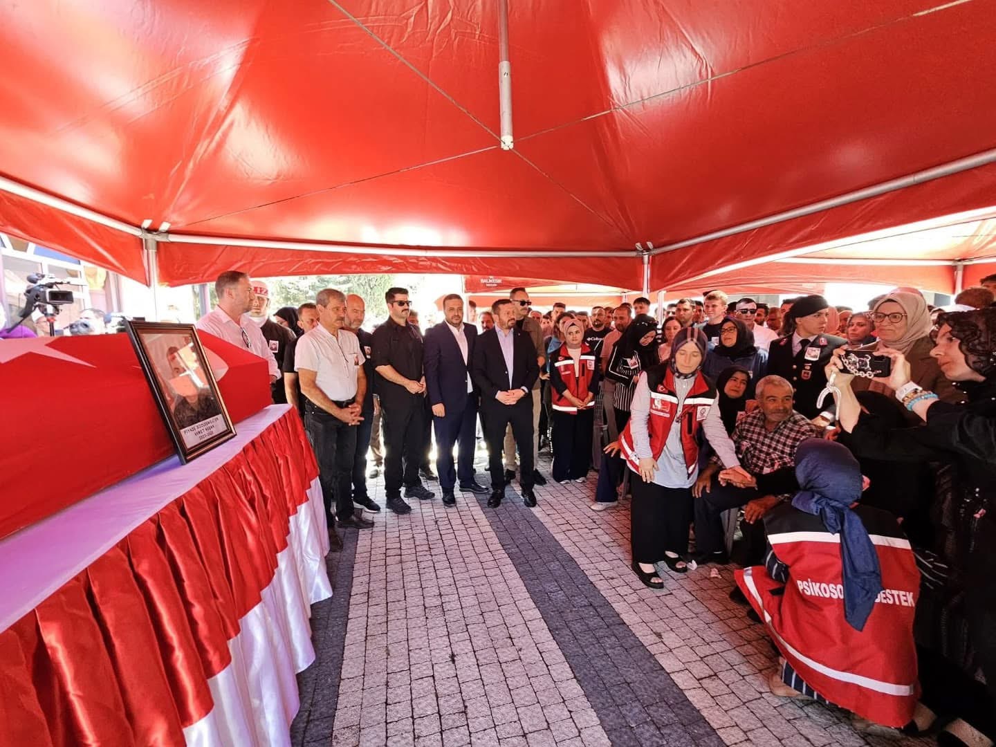 Şehit Ahmet Kuşak Balıkesir’de Son Yolculuğuna Uğurlandı