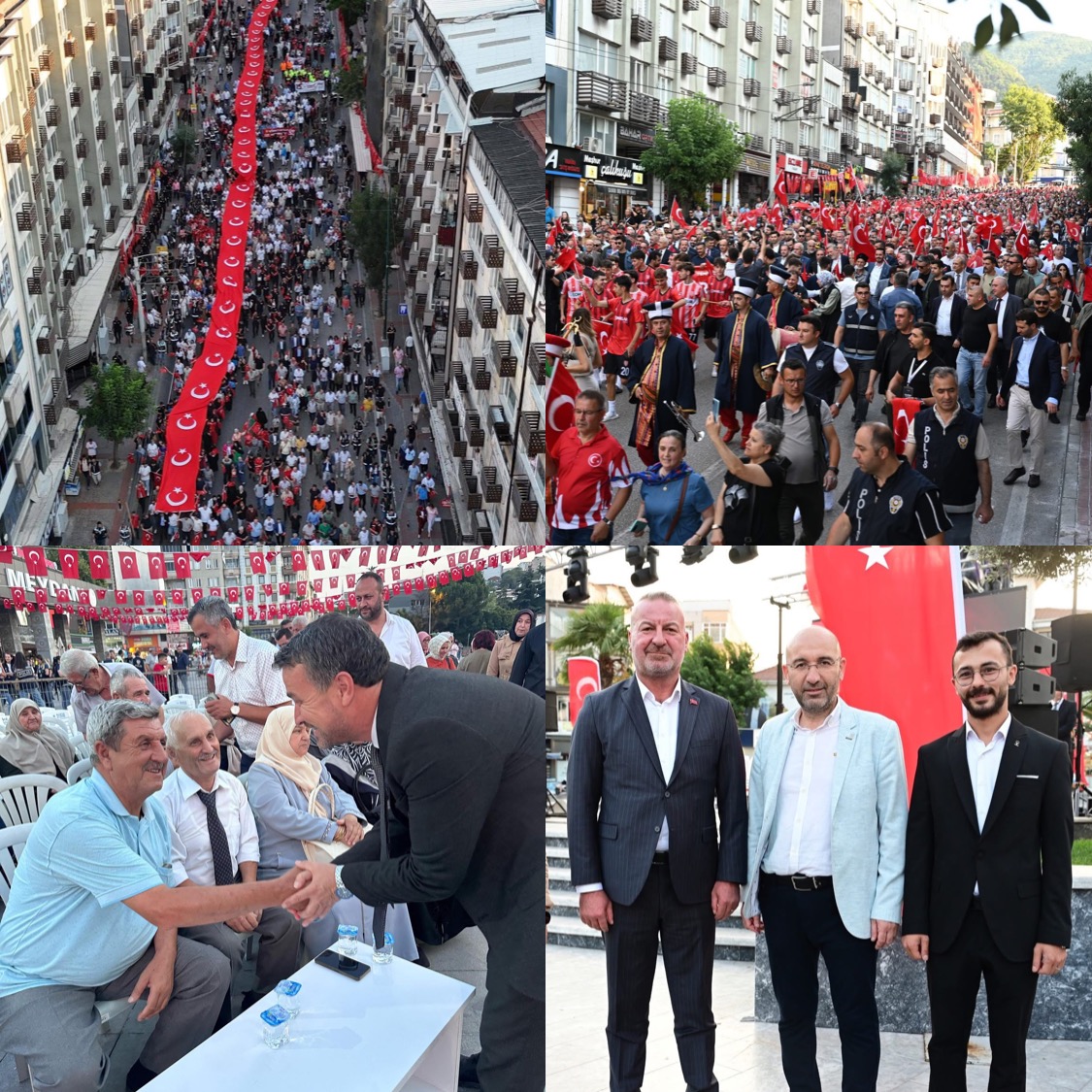 Mustafakemalpaşa ve Karacabey başta olmak üzere tüm ilçeler tek yürek oldu!