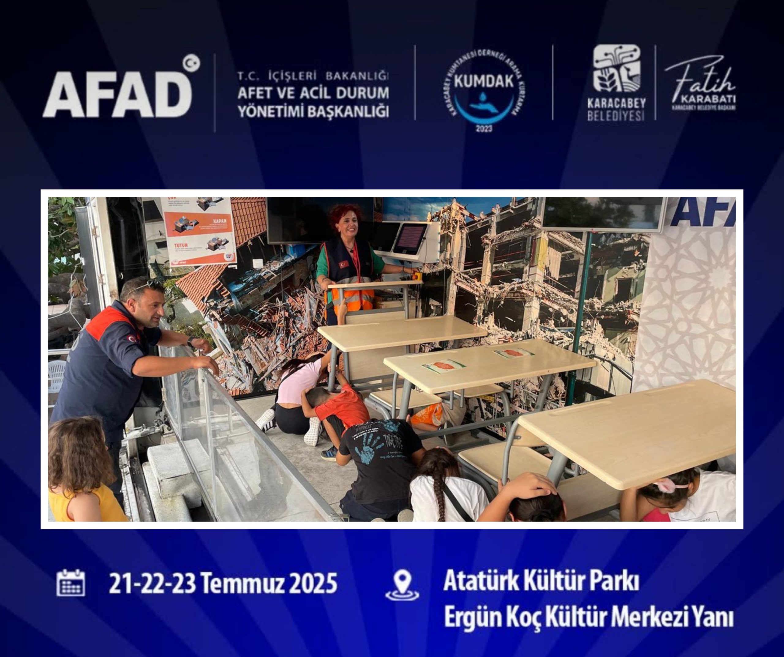 AFAD Deprem Simülasyon Tırı Karacabey’de!