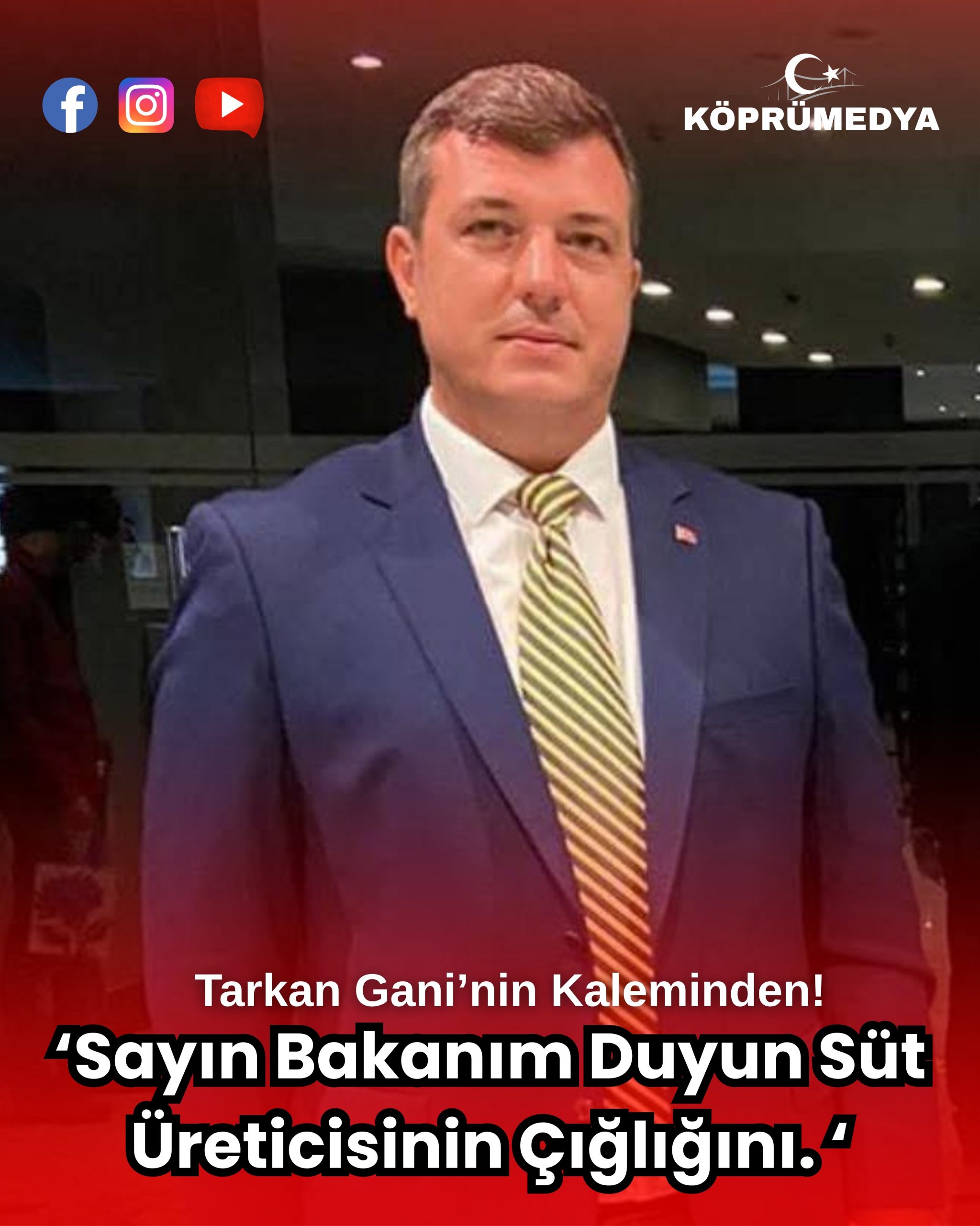Sayın Bakanım, duyun süt üreticisinin çığlığını.