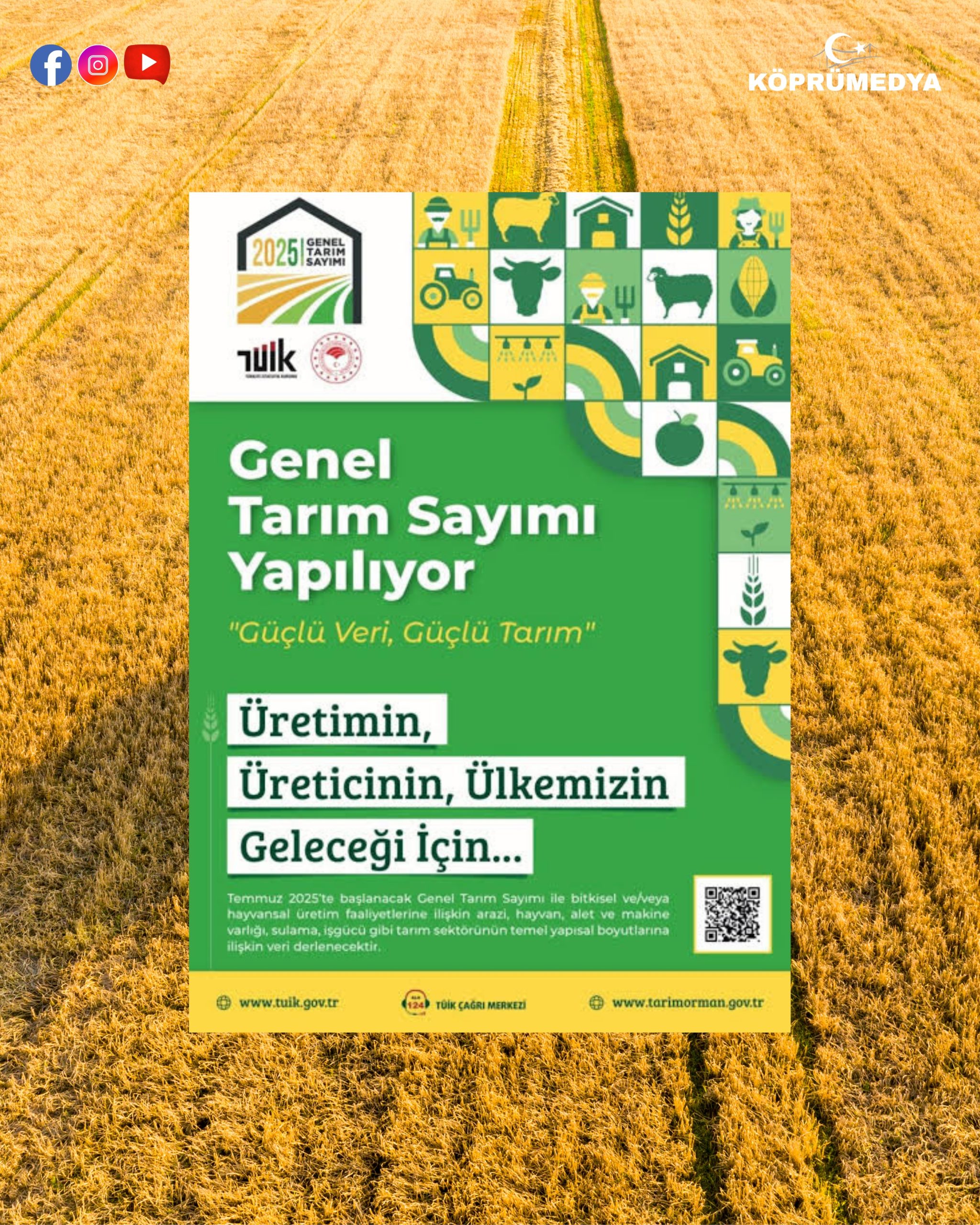 Mustafakemalpaşa’da Tarım Sayımı Başladı