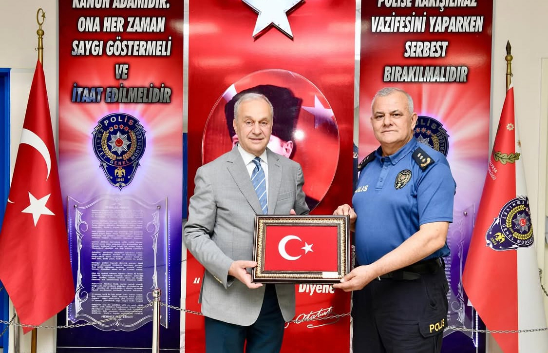 Emniyet Müdürü Memduh Pişik’e İlk Ziyaret Başkan Erdem’den!