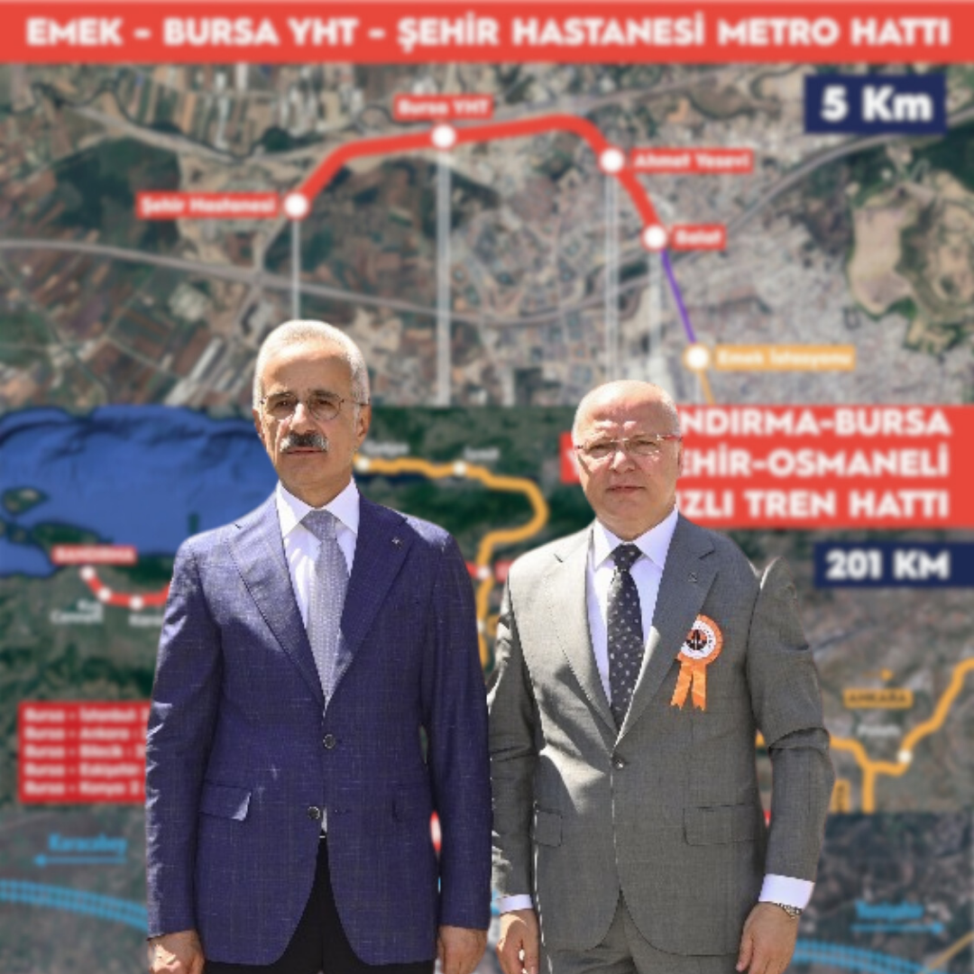 BURSA’YA ULAŞIMDA BÜYÜK HAMLE