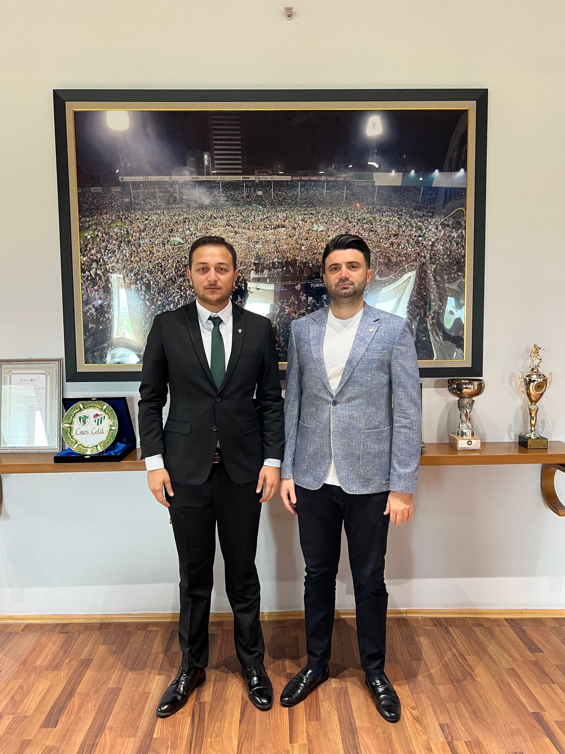 Başkan Çelik’e Yeşil Beyaz Ziyaret