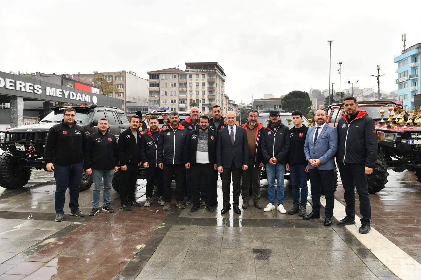 Başkan Erdem’e 4×4 Ziyaret!