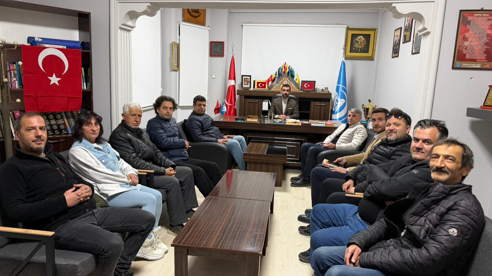 MUSTAFAKEMALPAŞA BASINI ÜLKÜ OCAKLARI’NDA BULUŞTU